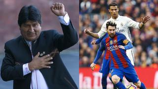 'Sería como sacar a Messi o Ronaldo de sus selecciones': La respuesta de Evo Morales a sus detractores