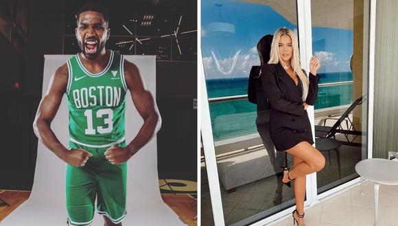 Khloé Kardashian y Tristan Thompson acabaron su relación de mal modo tras conocerse la infidelidad del deportista. (Foto: Instagram / @realtristan13 / @khloekardashian).