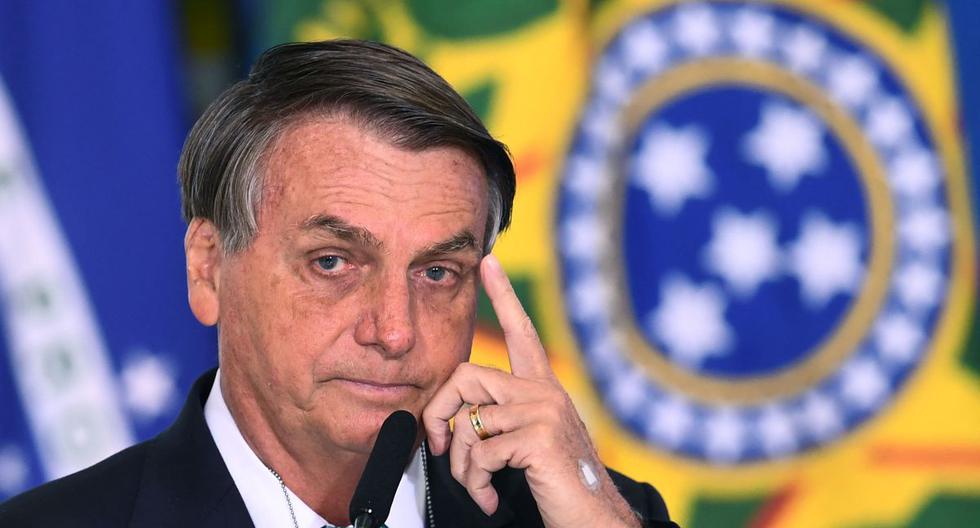 Imagen del presidente de Brasil, Jair Bolsonaro. (Foto: EVARISTO SA / AFP).