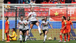 Alemania sufrió para ganar 1-0 a China en su debut en el Mundial de Fútbol Femenino