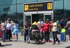 Flujo de pasajeros en aeropuertos aumentó 6.6% en agosto, según Corpac