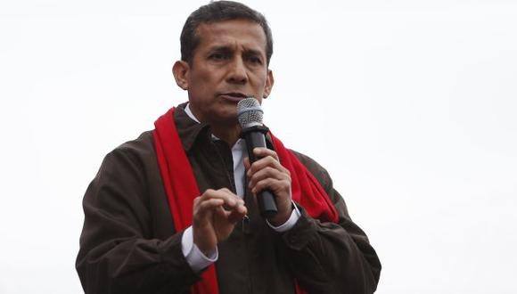 Ollanta Humala se encuentra en Ayacucho. (Nancy Dueñas)