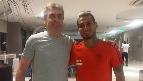 Néstor Bonillo fue a visitar a Miguel Trauco en Río de Janeiro. (Foto: Selección Peruana)