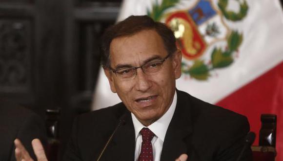 Los voceros de las bancadas mostraron su "satisfacción" al término de la reunión con el presidente Martín Vizcarra. (USI)