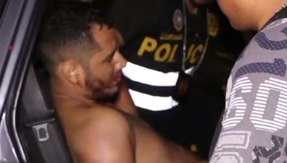 BAJO CUSTODIA. ‘Nino’ fue internado en hospital de la Policía. (CAPTURA DE VIDEO)