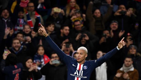 Mbappé definirá si acude a Tokio 2020 con Leonardo, director deportivo del PSG. (Foto: AFP)