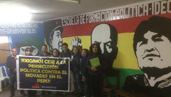 CON LOS SEGUIDORES DE EVO. Sendero Luminoso también tuvo reuniones con organizaciones del partido del presidente Morales.