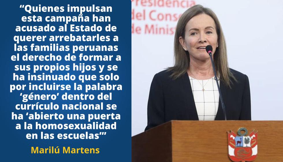 Marilú Martens: Estas son sus frases sobre el Currículo Nacional Escolar. (Perú21)