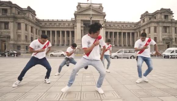 Los jóvenes bailarines de 'Semilla Crew' una vez más dedicaron una coreografía al Perú.