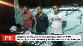 San Juan de Miraflores: Asaltan peluquería y arrebatan hasta los productos de belleza [Video]