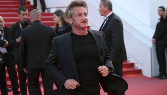 Sean Penn fue criticado y abucheado en Cannes. (AP)