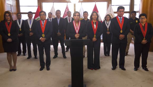Patricia Benavides declaró tras haber presentado una denuncia constitucional contra el presidente Pedro Castillo. Foto: Ministerio Público