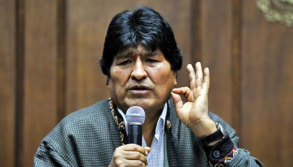 Evo Morales, expresidente boliviano, exiliado en México. (Foto: AFP)