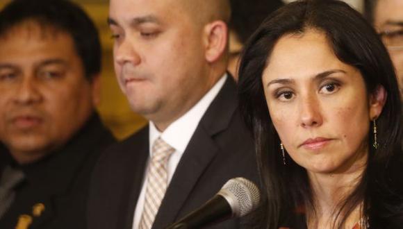 Nadine Heredia descartó que Marisol Espinoza sea candidata a presidencia del Congreso. (César Fajardo)