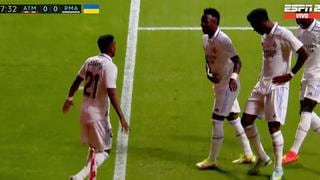 Rodrygo marcó un gol de lujo para darle el 1-0 al Real Madrid vs. Atlético de Madrid [VIDEO]