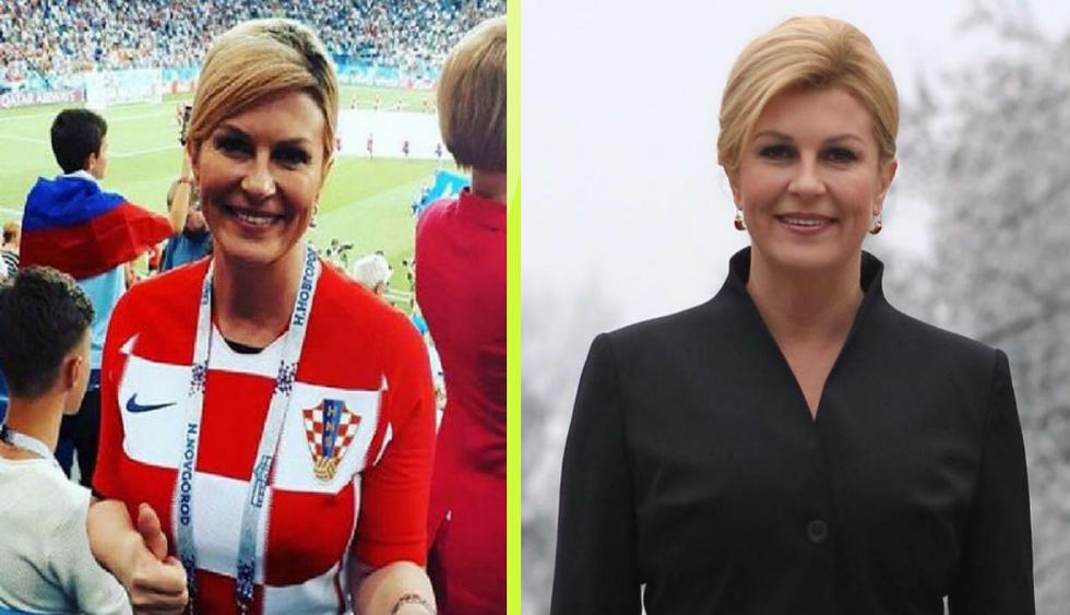 Kolinda Grabar-Kitarovic, presidenta de Croacia, ingresó al vestuario de sus compatriotas y festejó a lo grande victoria de sobre Rusia. El clip se viralizó en Facebook.