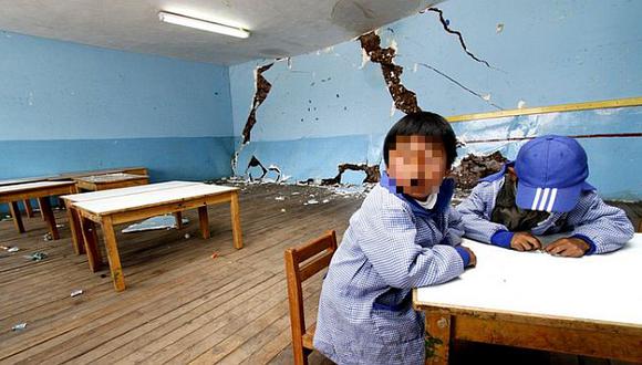 Más de 11,000 alumnos resultaron afectados por fuerte sismo en Ayacucho. (Andina)