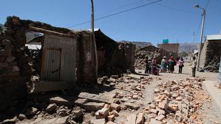Sube a 6,000 el número de damnificados tras sismo en Caylloma, Arequipa