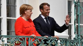 Macron se reúne con Merkel para consolidar apoyo con miras a elecciones europeas