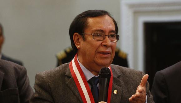 El presidente del Poder Judicial, Víctor Prado. (Foto: USI)