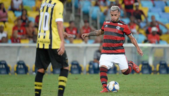 Miguel Trauco jugó dos partidos en esta edición de la Copa Libertadores y puede ser considerado campeón. (Foto: Flamengo)