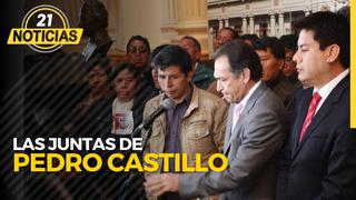 Elecciones 2021: Las juntas de Pedro Castillo