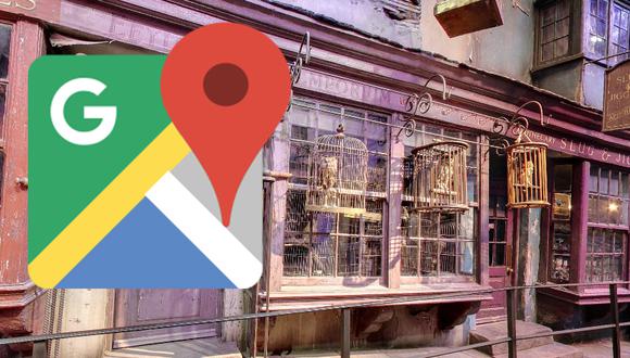 Google Maps tiene una entrada secreta para poder ver el callejón Diagon, de los libros de Harry Potter. (Foto: Google)
