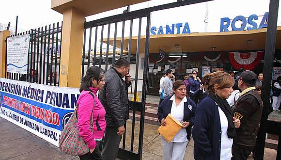 Médicos del hospital Santa Rosa renunciaron a sus cargos a 15 días del inicio de la huelga. (USI)