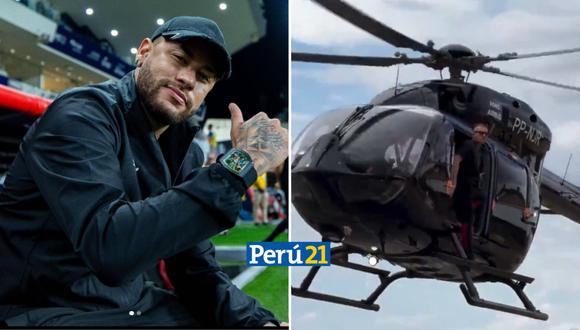 Neymar presta su avión y helicóptero para ayudar a afectados por inundaciones en Brasil. (Foto: Composición Perú21)
