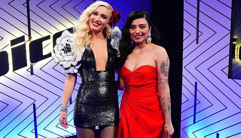 Gwen Stefani y Mon Laferte ofrecieron un espectacular concierto la noche del último martes en “The Voice”. (Foto: @nbcthevoice)