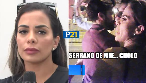 Vanessa López insulta a reporteros. (Foto: Captura ATV)