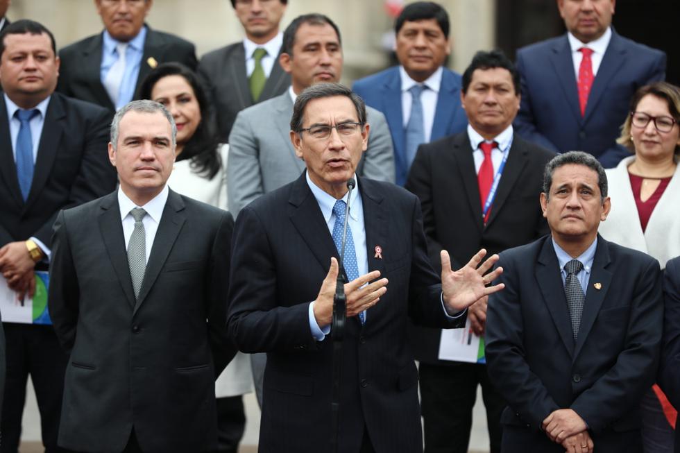 Martín Vizcarra clausuró el 11 Gore Ejecutivo agradeciendo la participación y la coordinación con los gobernadores regionales. (Fotos: Giancarlo Ávila / GEC)