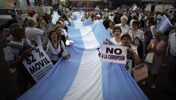 Numerosas manifestaciones se registran en Buenos Aires. (AP)