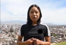Inés Melchor sobre video: “Nunca menciono por quién votar y que una organización política lo esté utilizando, está mal”