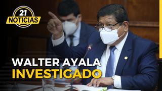 Fiscalía investigará a Walter Ayala