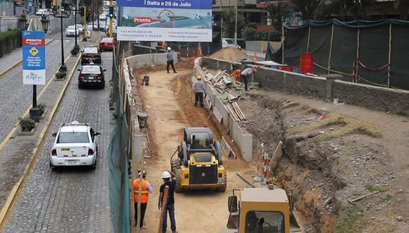 La Municipalidad de Miraflores señaló que la obra sería entregada en las próximas dos semanas. (Facebook)