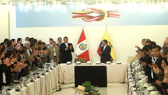 Inauguración del gabinete binacional en Chiclayo. (Andina)