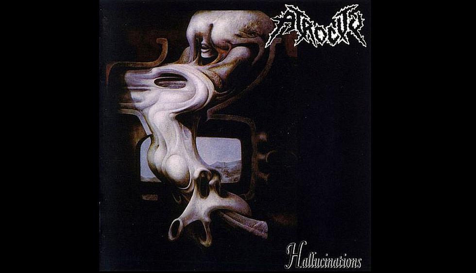 Hallucinations de la banda de death metal Atrocity lanzado en 1990. (Internet)