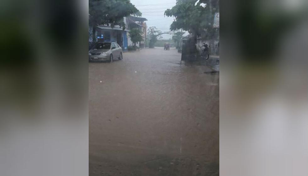 Varias calles y avenidas han resultado inundadas. (Foto: Senamhi)