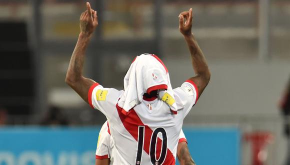 El gol de Farfán dedicado a Paolo Guerrero. (USI)