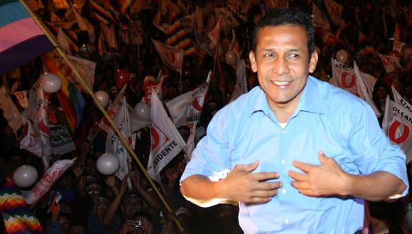 Ollanta Humala en campaña presidencial. (Perú21 Sur)
