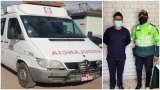 Intervienen a sujeto por conducir ambulancia en estado de ebriedad en Cusco
