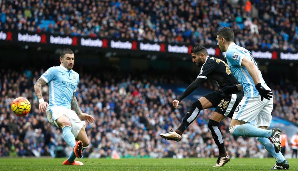Leicester golea al Manchester City de visita. (AFP)