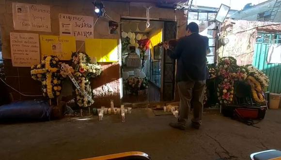 Testigos cuentan que el homenaje a la pequeña Fátima en México fue muy emotivo. (Captura de video)