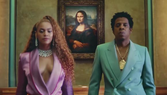 Beyoncé y Jay-Z grabaron un videoclip en las instalaciones del museo Louvre. (Foto: Captura de YouTube)
