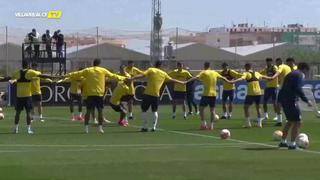 El Villarreal prepara el partido de vuelta de semifinales de la Europa League contra el Arsenal