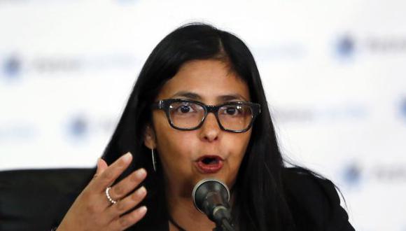 Delcy Rodríguez, ministra de Exteriores venezolana (www.reddit.com).