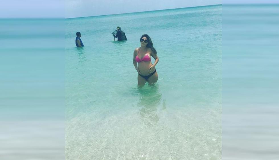Tilsa Lozano Luce Su Embarazo En Las Playas De Miami Beach Video Espectaculos Peru21