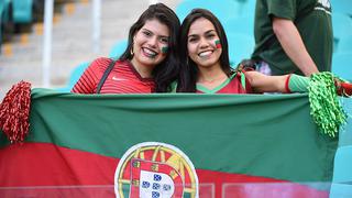 Brasil 2014: Hinchas de Portugal y Alemania animaron la previa al partido