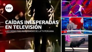 Famosos peruanos: las más recordadas caídas en televisión